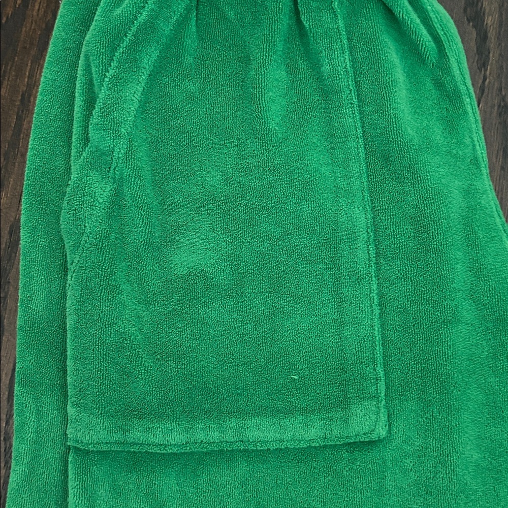 MONROW Terry Relaxed sweatpants in green color size XS - Picture 2 of 6